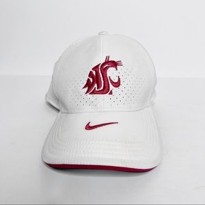 Nike WSU Legacy91 Dri-Fit White Hat Golf Baseball Cap